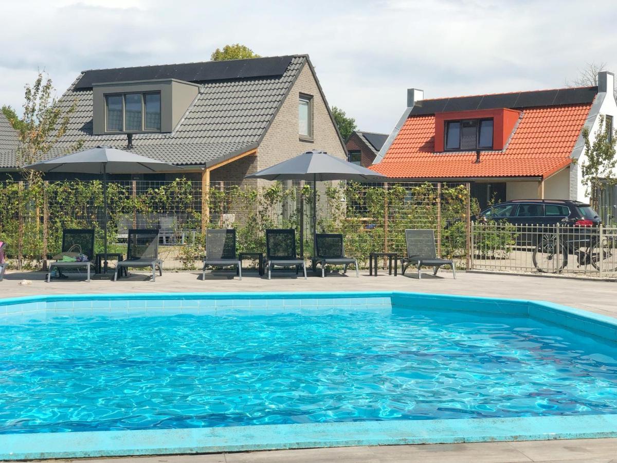 Bungalow 6 Op Recreatiepark De Wielen Sint Maarten Eksteriør bilde